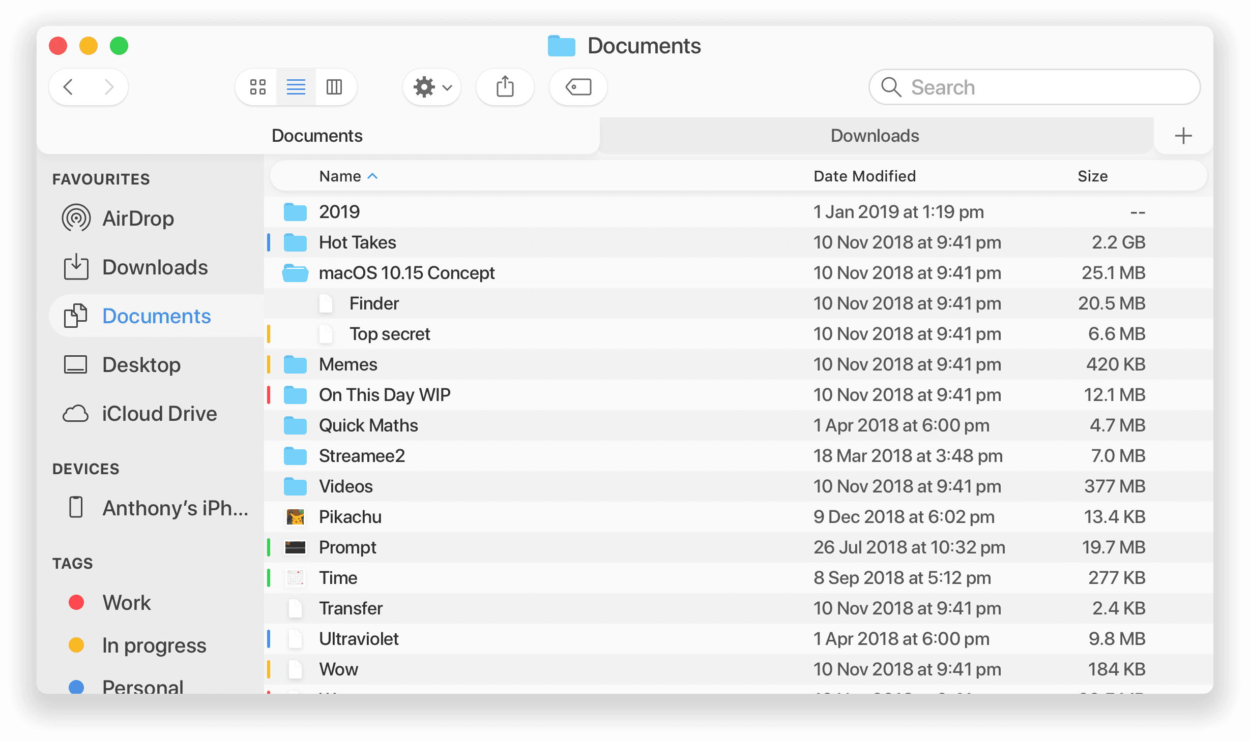 A light theme for Finder