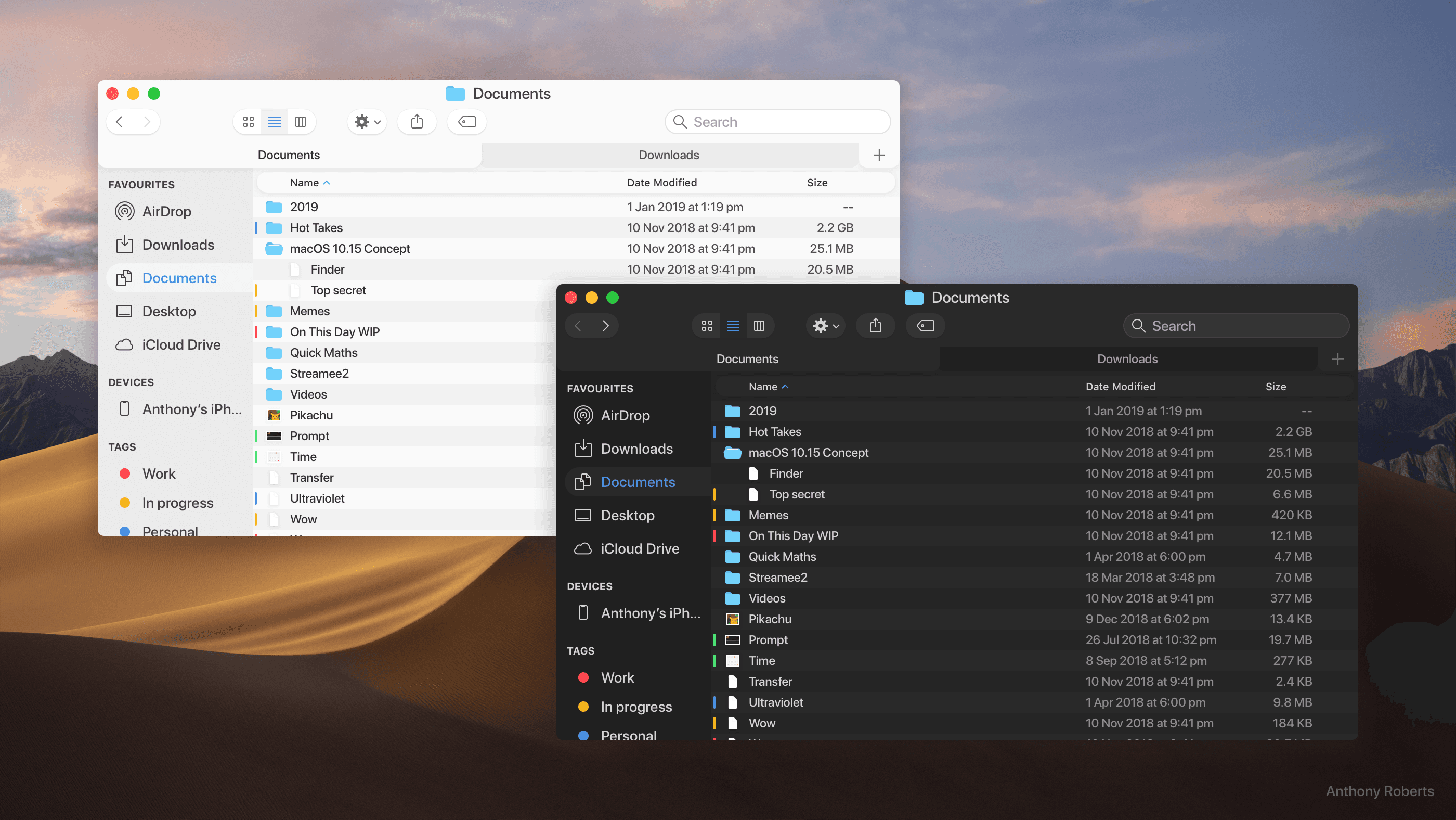 Concept artwork for present-day macOS