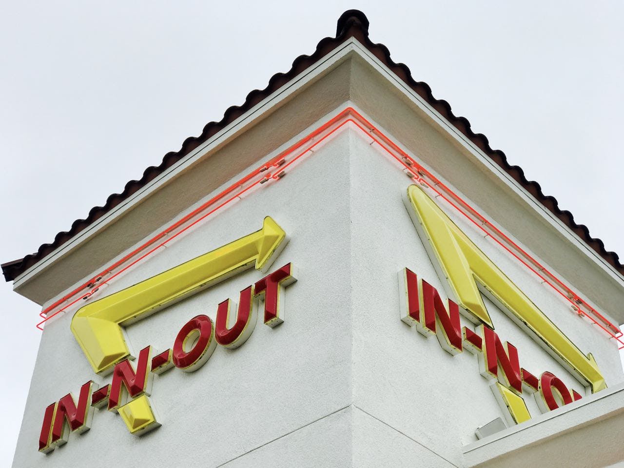 A photo In-N-Out burger